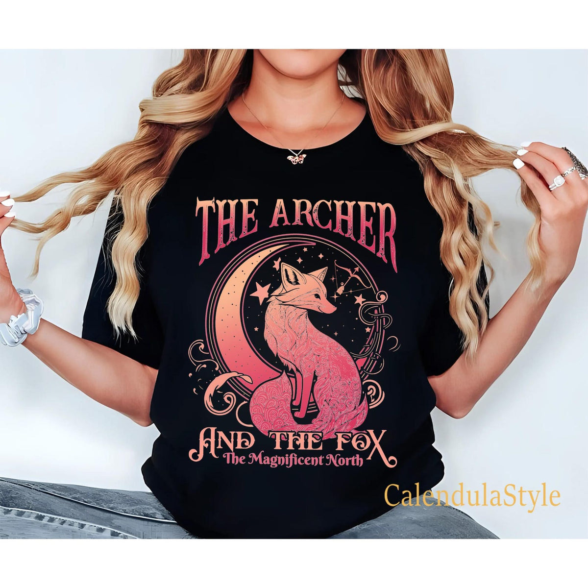 The Archer and The Fox Shirt, Comfort Colors Shirt, Cute Fantasy Books Jumper Shirts, Gift For Readers, Once Upon A Broken Heart Tee