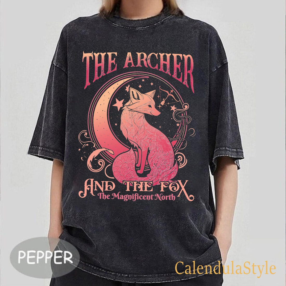 The Archer and The Fox Shirt, Comfort Colors Shirt, Cute Fantasy Books Jumper Shirts, Gift For Readers, Once Upon A Broken Heart Tee