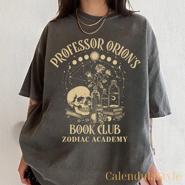 Zodiac Academy Shirt, Professor Orion's Book Club Comfort Colors® Shirt, Zodiac Academy The Inner Circle Shirt, Fantasy Reader, Book Lover