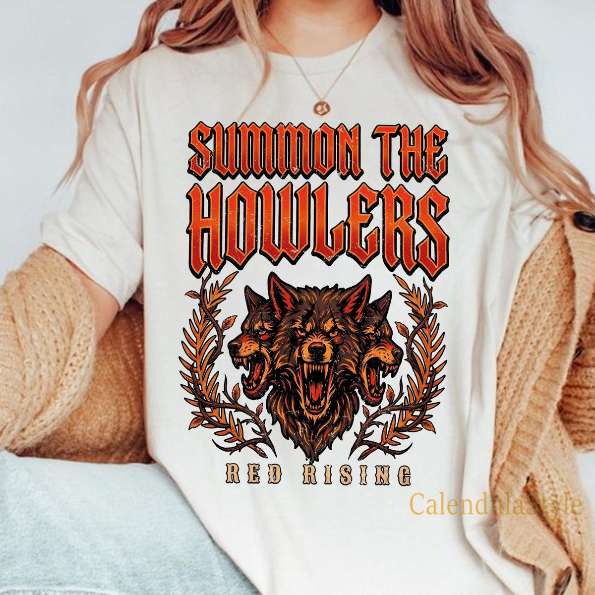 Summon The Howlers Shirt, Red Rising Inspired Shirt, Sci Fi Lover Gift for Readers, New Bow The Howlers, Comfort Color Shirt