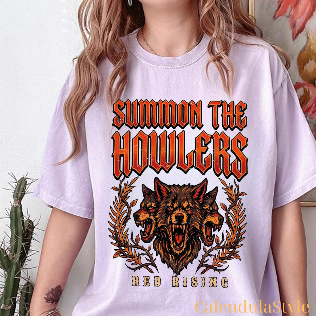 Summon The Howlers Shirt, Red Rising Inspired Shirt, Sci Fi Lover Gift for Readers, New Bow The Howlers, Comfort Color Shirt