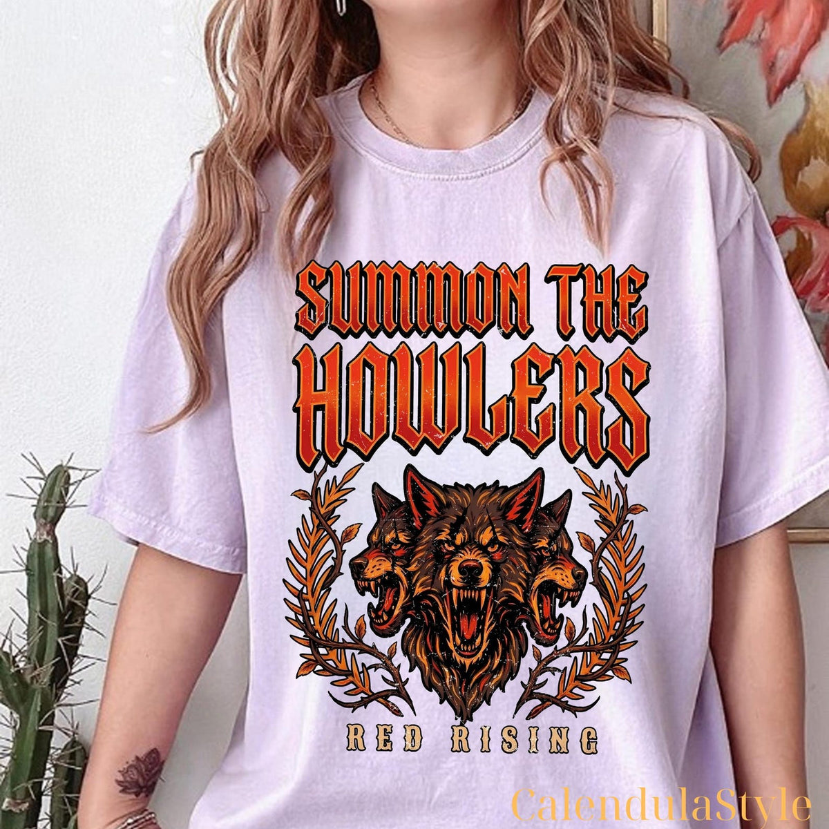 Summon The Howlers Shirt, Red Rising Inspired Shirt, Sci Fi Lover Gift for Readers, New Bow The Howlers, Comfort Color Shirt