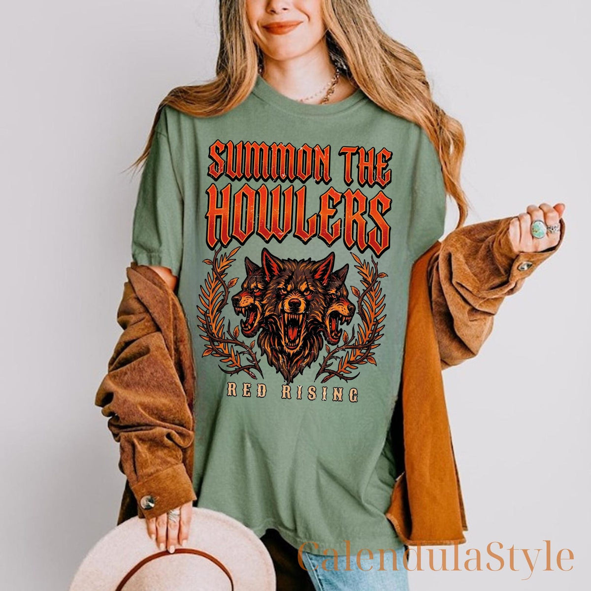 Summon The Howlers Shirt, Red Rising Inspired Shirt, Sci Fi Lover Gift for Readers, New Bow The Howlers, Comfort Color Shirt