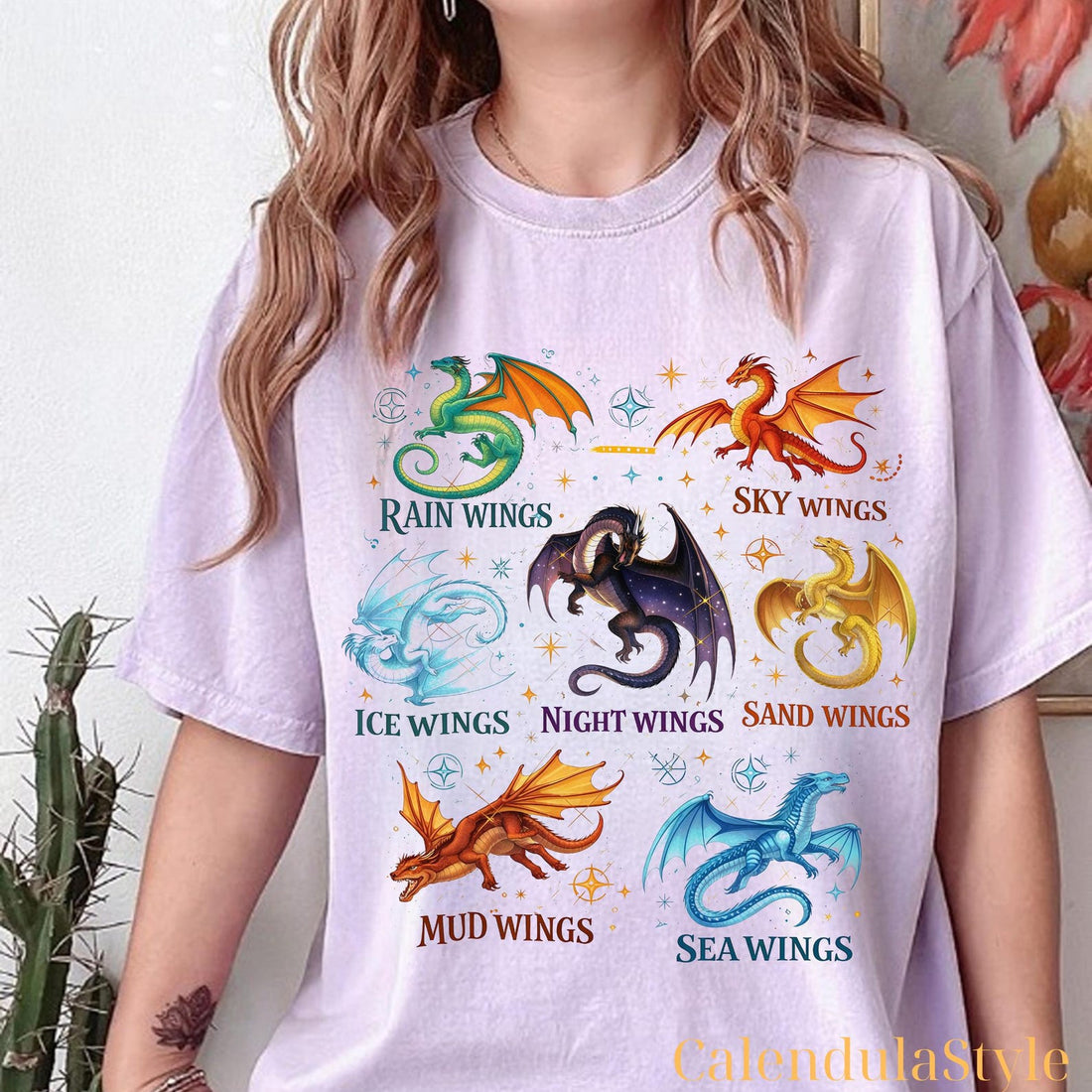 Nightwings Seawings Icewings Shirt, Wings Of Fire Shirt, Queen Of Pyrrhia Tee, Booktok Fan Merch Gift, Fantasy Lover Xmas, Dragon Rider Tee