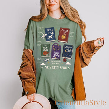 Liz Tomforde Books Shirt, Windy City Hockey Romance, Windy City Series Tee, Mile High Book, Hockey Mom Shirt, Hockey Lover Gift