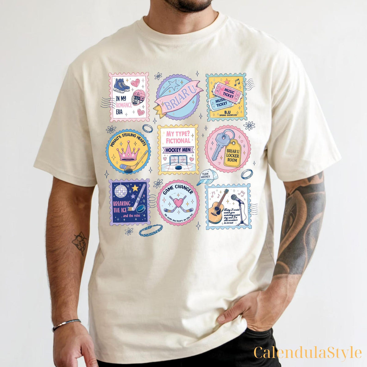 Briar Hockey Shirt, Hockey Stamps, Briar U Hockey Fan Shirt, Briar University Shirt, Hockey Romance Series, Graham 44 Reading Lover Gift
