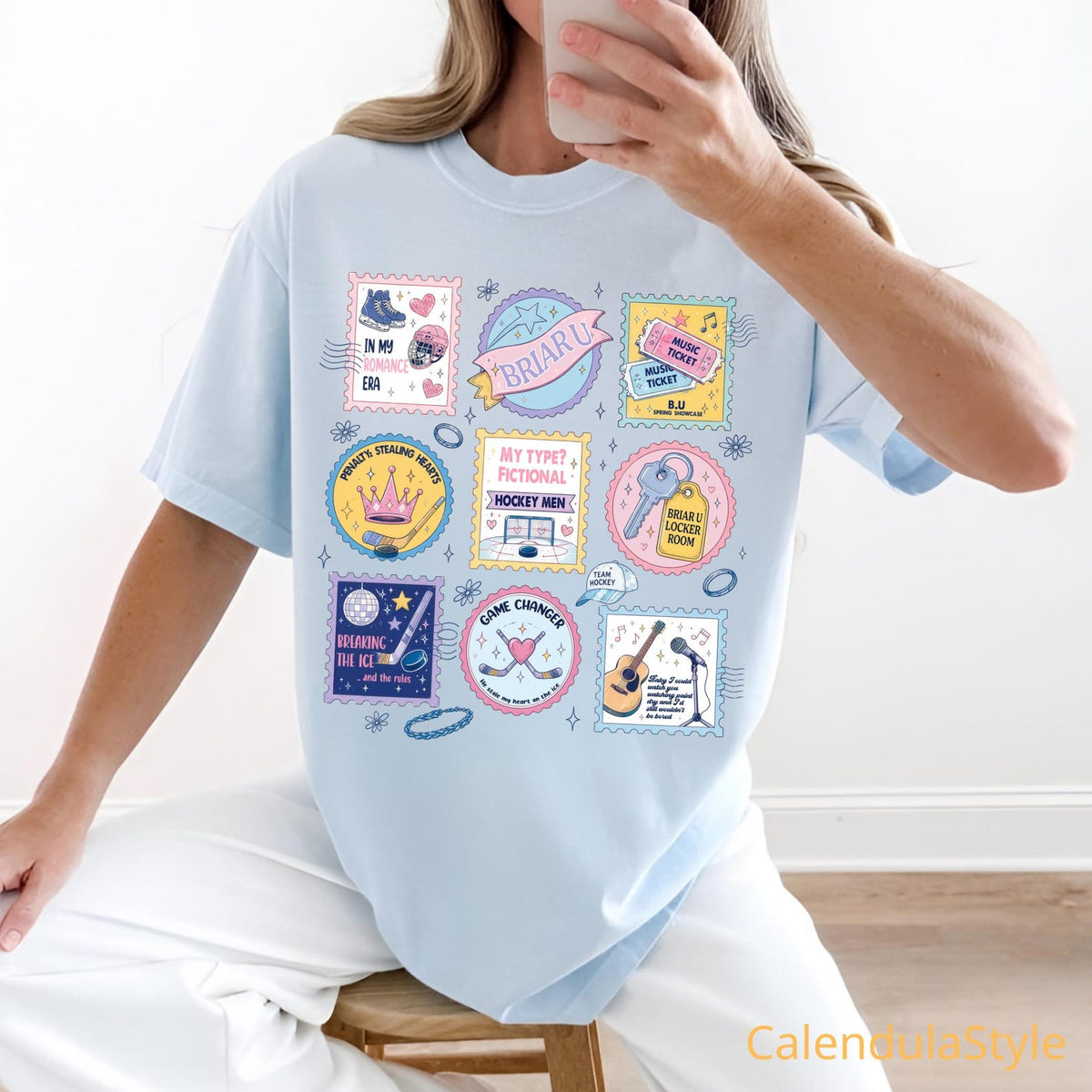 Briar Hockey Shirt, Hockey Stamps, Briar U Hockey Fan Shirt, Briar University Shirt, Hockey Romance Series, Graham 44 Reading Lover Gift