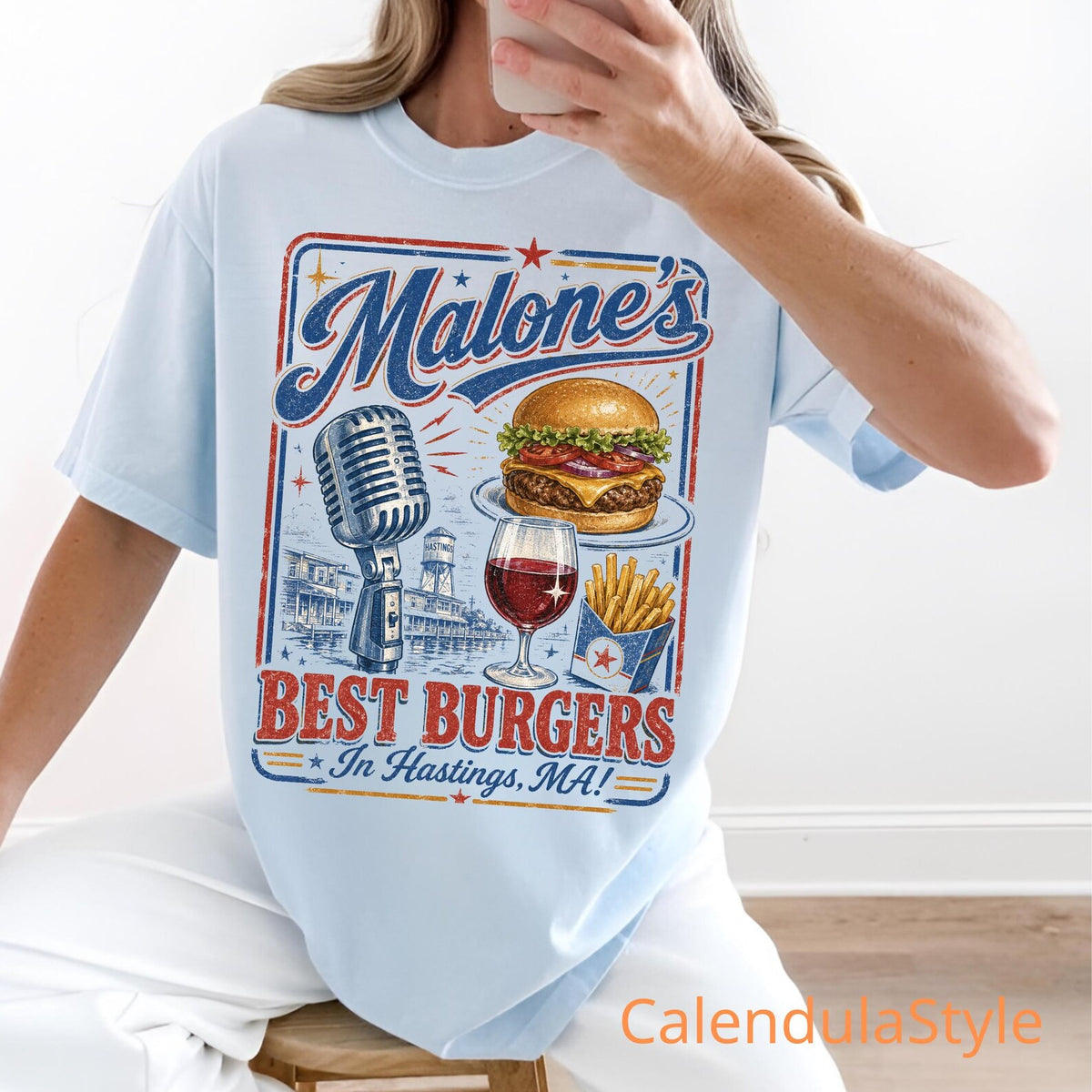 Off Campus Malone's Bar Tee, Book Boyfriend Reader Gift, Best Burgers Hastings MA, Hockey Romance Series, Briar Hockey Shirt, Hockey Stamps