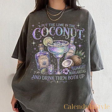Midnight Margaritas Magic Practical Shirt, Put The Lime In The Coconut, Magic Practical Apothecary, Spooky Season Witchy Shirt