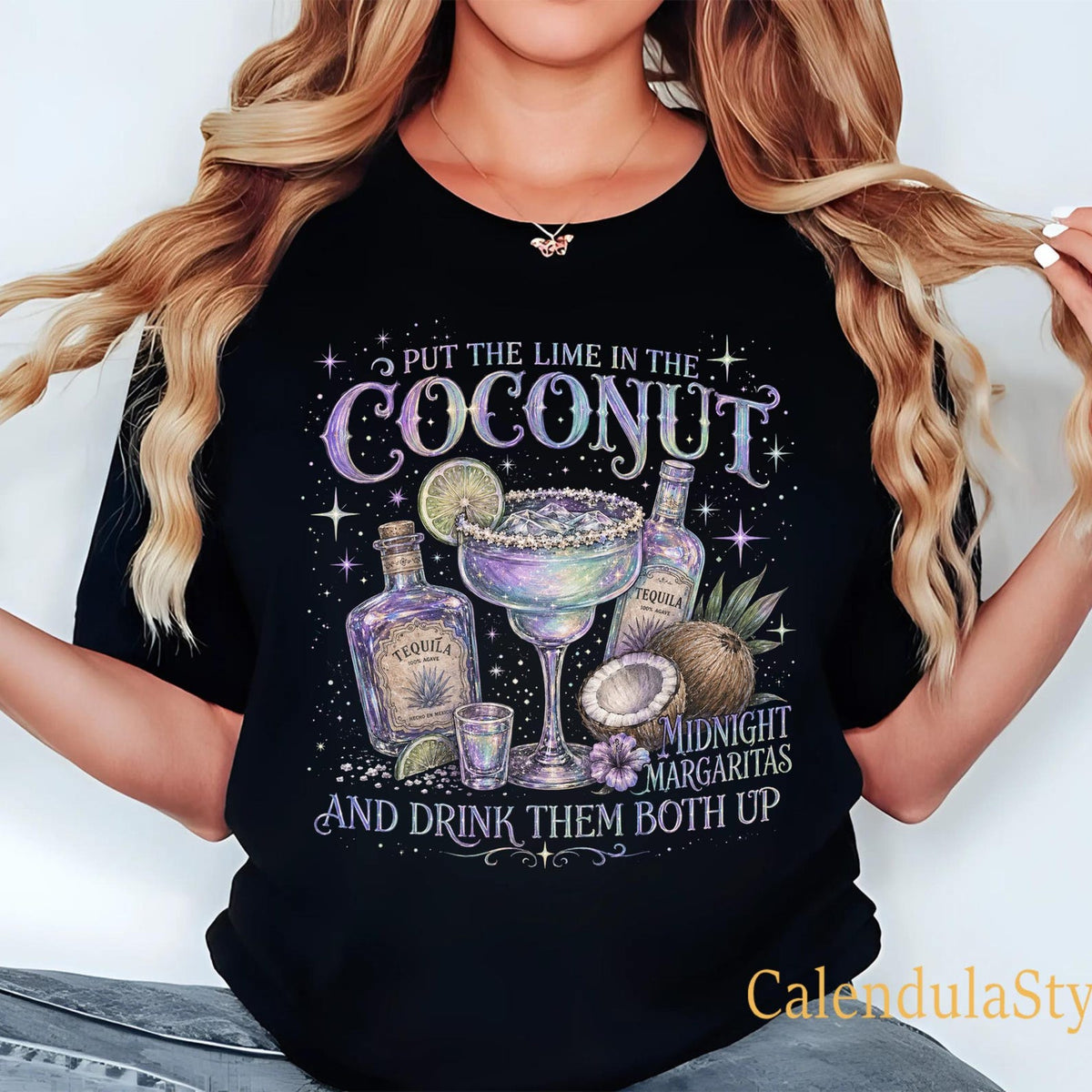Midnight Margaritas Magic Practical Shirt, Put The Lime In The Coconut, Magic Practical Apothecary, Spooky Season Witchy Shirt