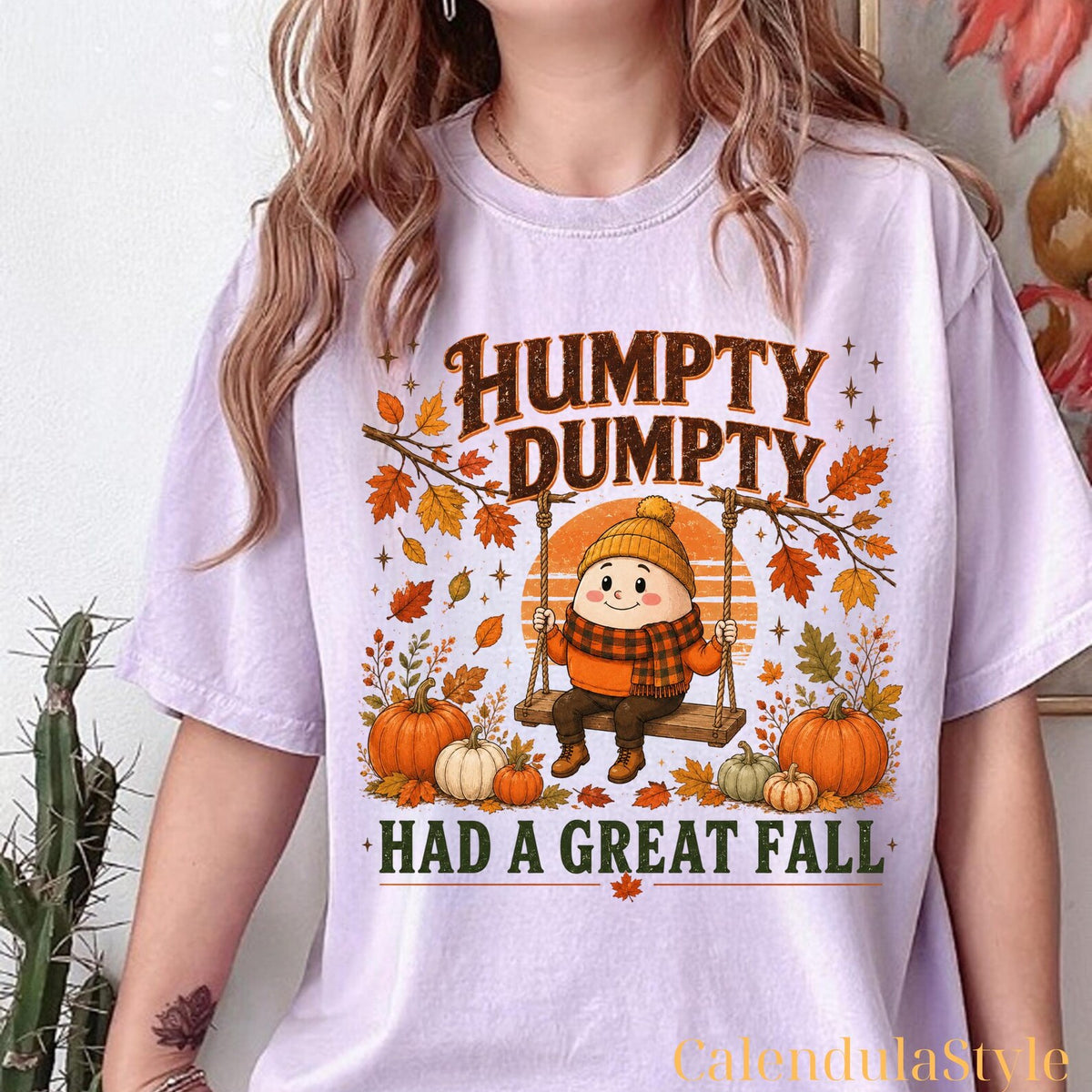 Retro Humpty Dumpty Shirt, Humpty Dumpty Had A Great Fall Shirt, Funny Fall Pun Shirt, Cute Autumn Humor Tee, Fall Lover Gift, Cozy Fall Tee