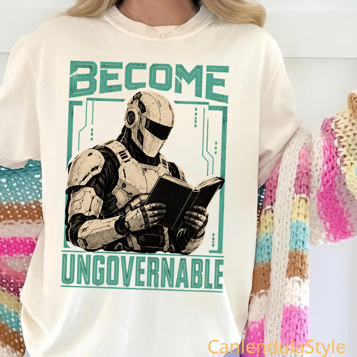Become Ungovernable Shirt, Murderbot Diaries Sanctuary Moon Shirt, Murderbot Shirt, SecUnit T-shirt, The Rise and Fall of Sanctuary Moon