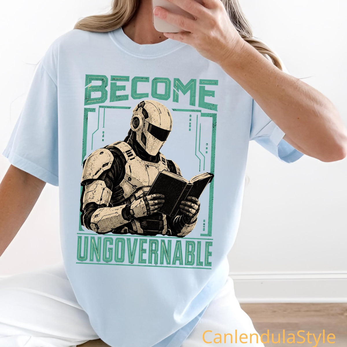 Become Ungovernable Shirt, Murderbot Diaries Sanctuary Moon Shirt, Murderbot Shirt, SecUnit T-shirt, The Rise and Fall of Sanctuary Moon