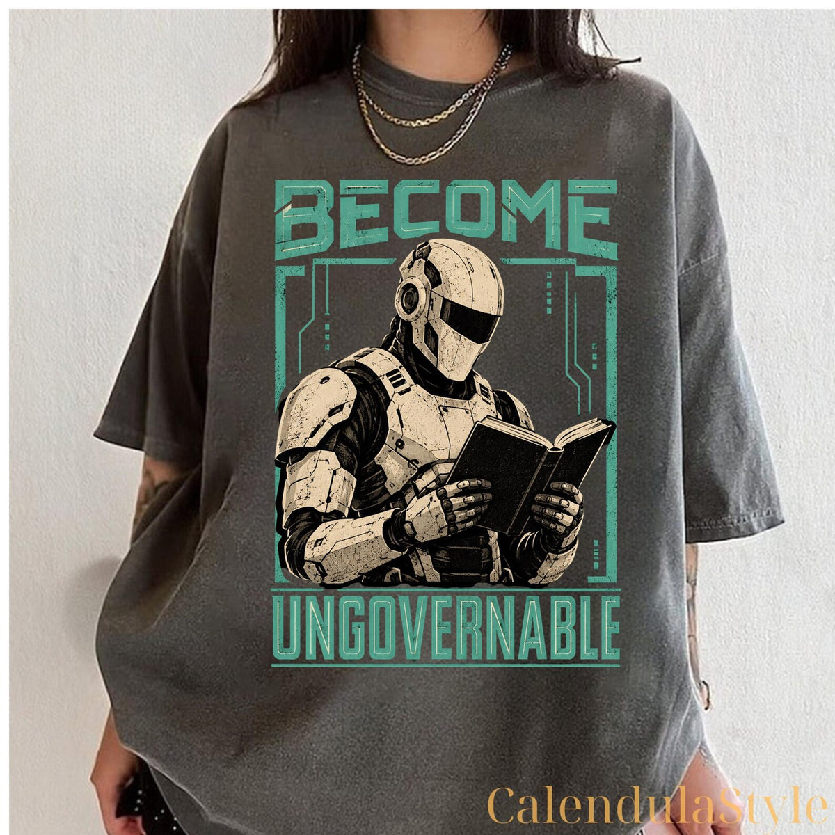 Become Ungovernable Shirt, Murderbot Diaries Sanctuary Moon Shirt, Murderbot Shirt, SecUnit T-shirt, The Rise and Fall of Sanctuary Moon