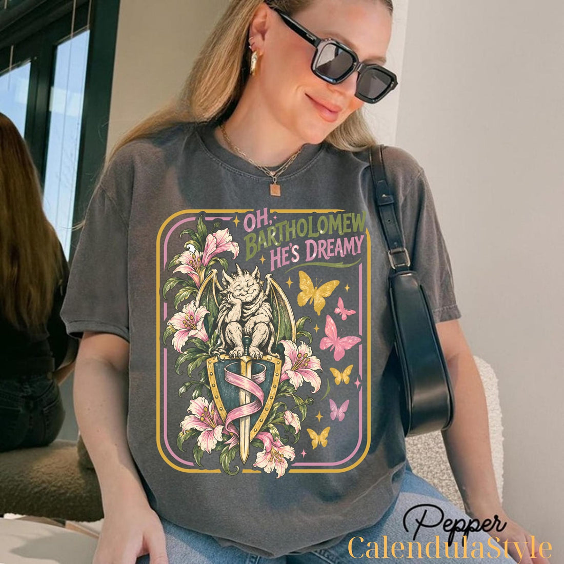 The Knight And The Moth, Bartholomew Comfort Colors T-Shirt, Aisling Cathedral Shirt, Moon and Moth Reader, Book Lover Gift, Rory And Sybil