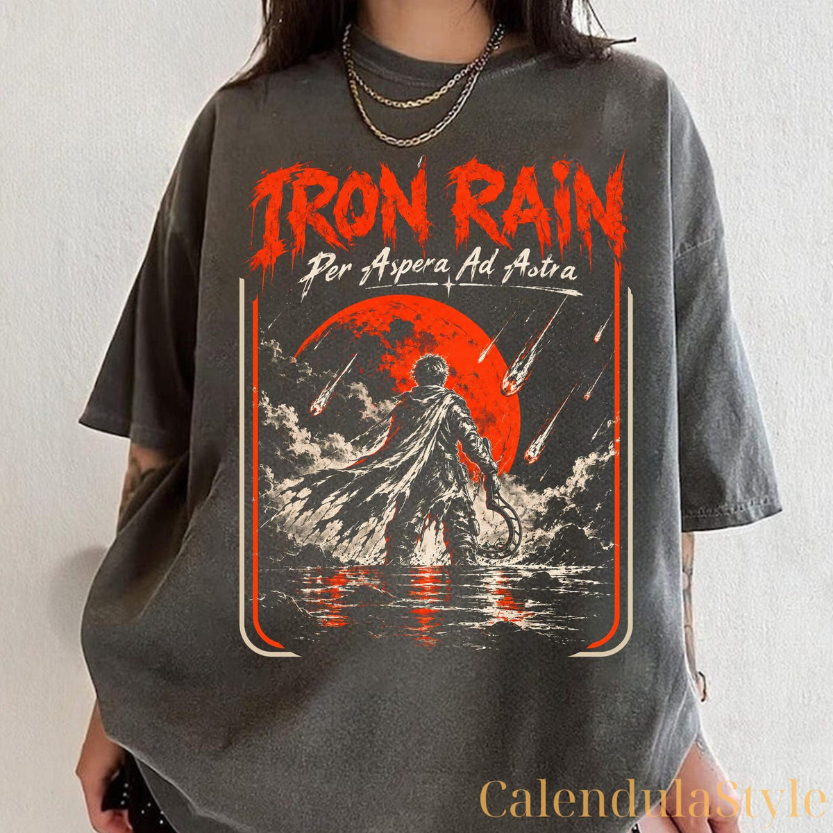 Red Rising Iron Rain Sci-Fi Shirt, Red Rising Comfort Colort Shirt, Hail Libertas Hail Reaper T-shirt, Omnis Vir Lupus, Libertas Reaper Tee