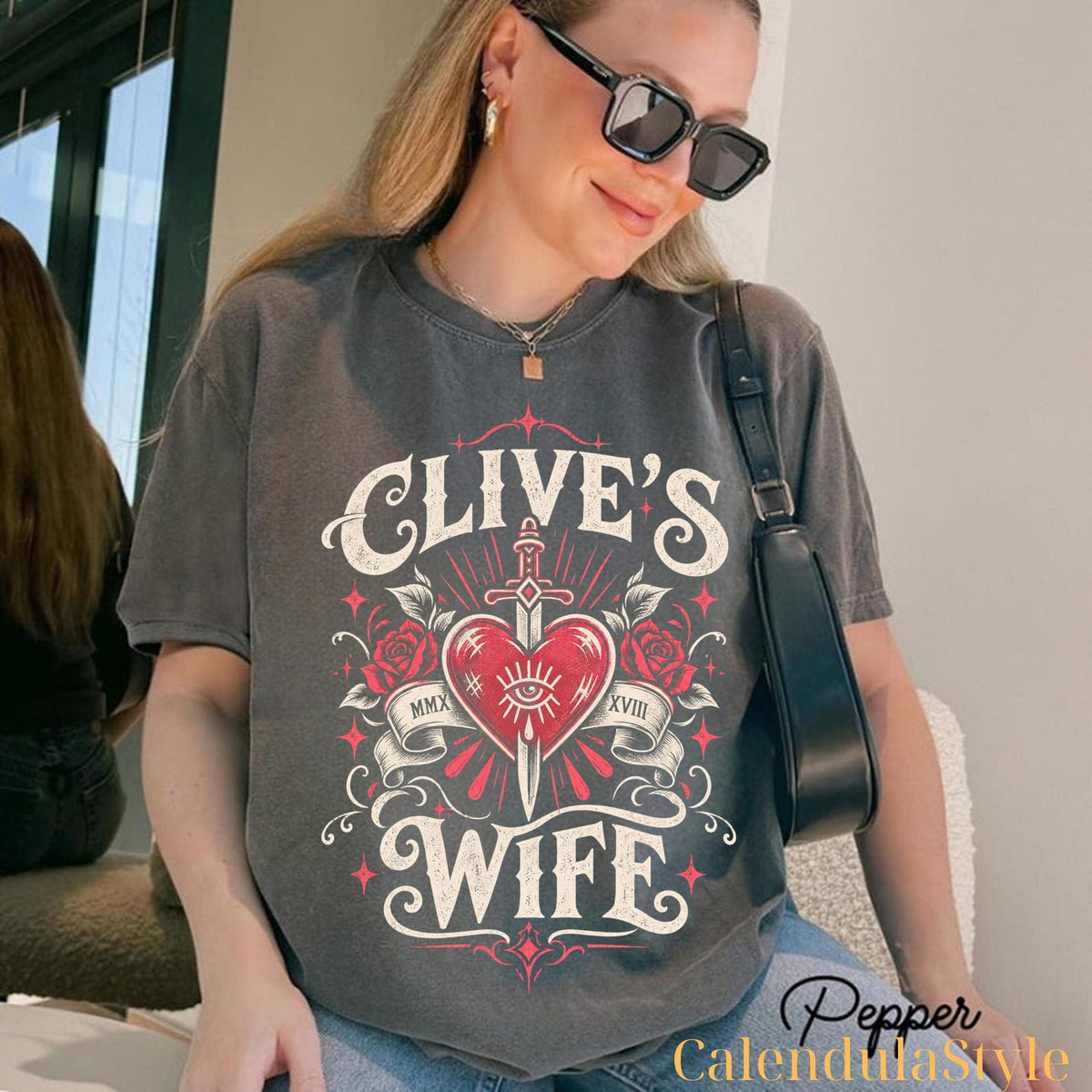 Clive's Wife Comfort Color Shirt, He Who Fights With Monsters, Book Lover Gift, HWFWM Shirt, LitRPG Fan Gift