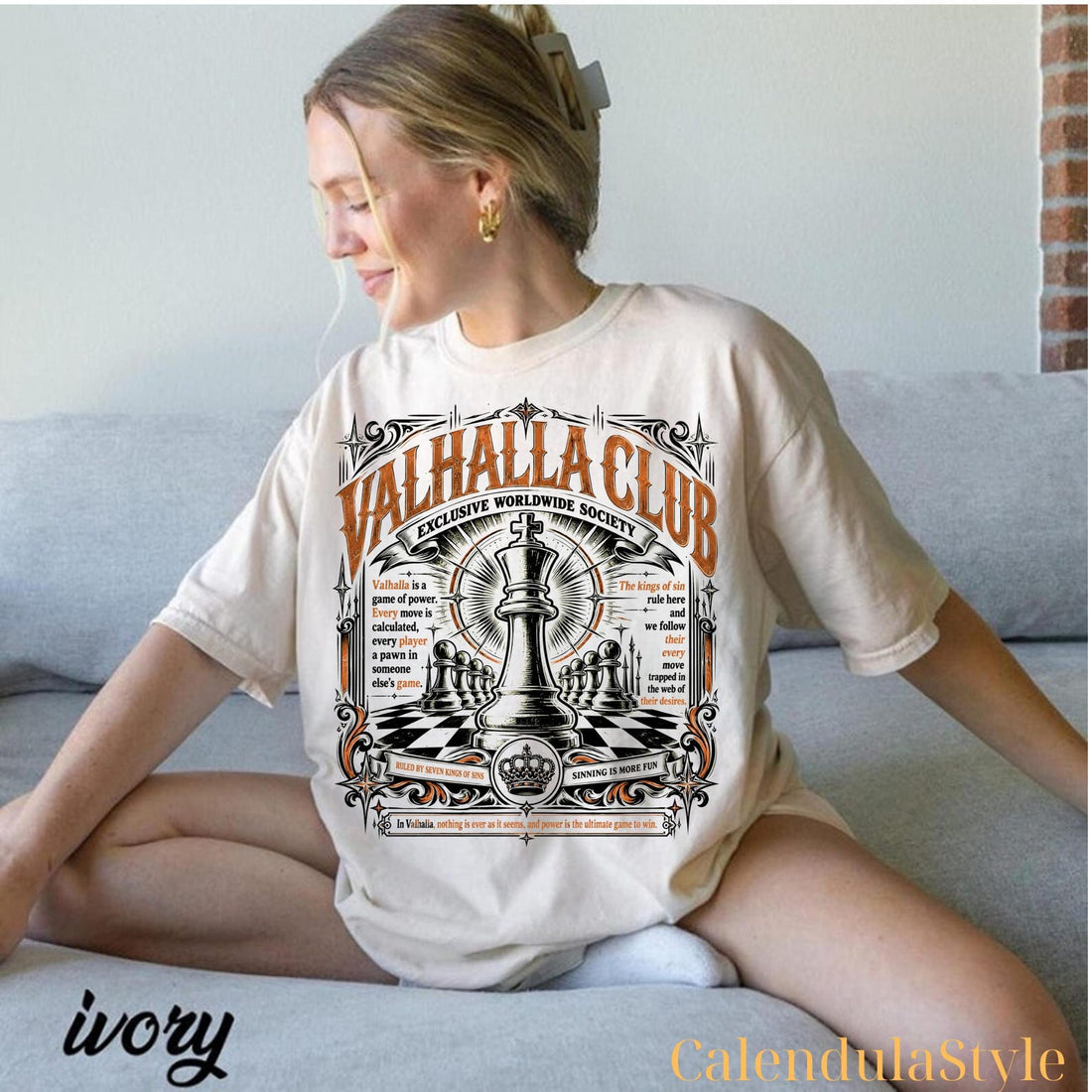 Norse Mythology Warrior Tee, Valhalla Club Shirt, Twisted Love Shirt, Twisted Series Merch, King Of Wrath, Romance Book Shirt