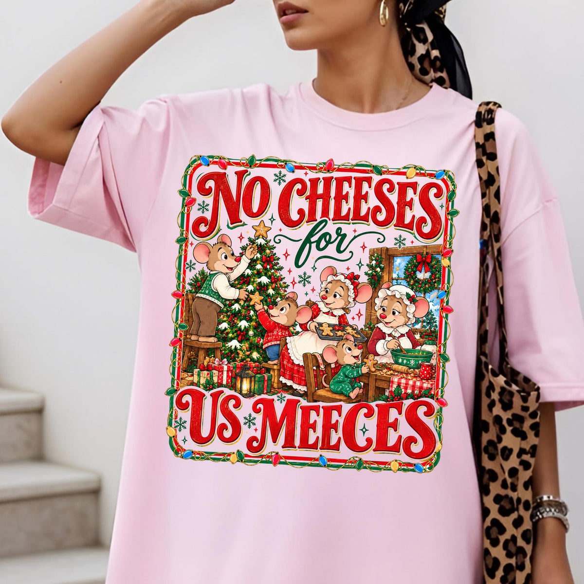 No Cheeses For Us Meeces Shirt, Christmas Carol TShirt,The Muppet Mouse Family Xmas Shirt, Mouse Very Merry Party Outfit