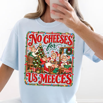 No Cheeses For Us Meeces Shirt, Christmas Carol TShirt,The Muppet Mouse Family Xmas Shirt, Mouse Very Merry Party Outfit